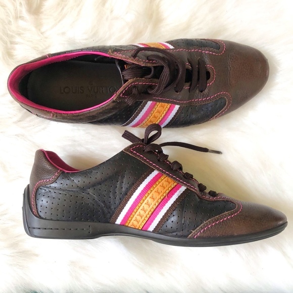 Louis Vuitton Multicolor Casual Sneakers - Size 34 - With COA - Picture 1 of 10